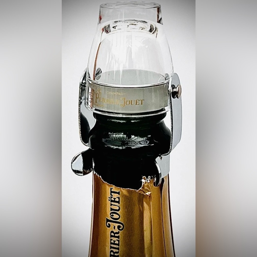 PERRIER JOUET CHAMPAGNE BOTTLE STOPPER/ /FIZZ SAVER MADE IN ITALY - Picture 9 of 9